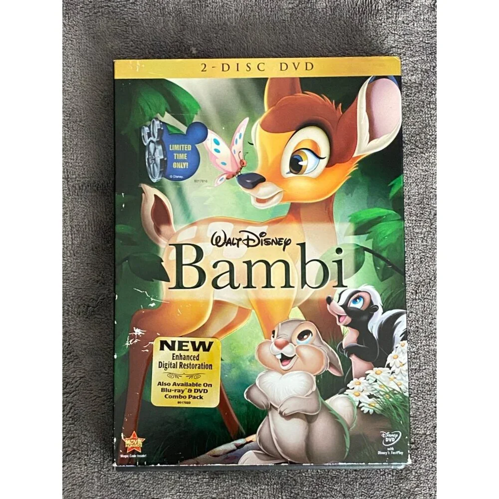 DISNEY: BAMBI 2-DISC ANIMATED DVD SET, COMING-OF-AGE STORY, A TRUE CLASSIC